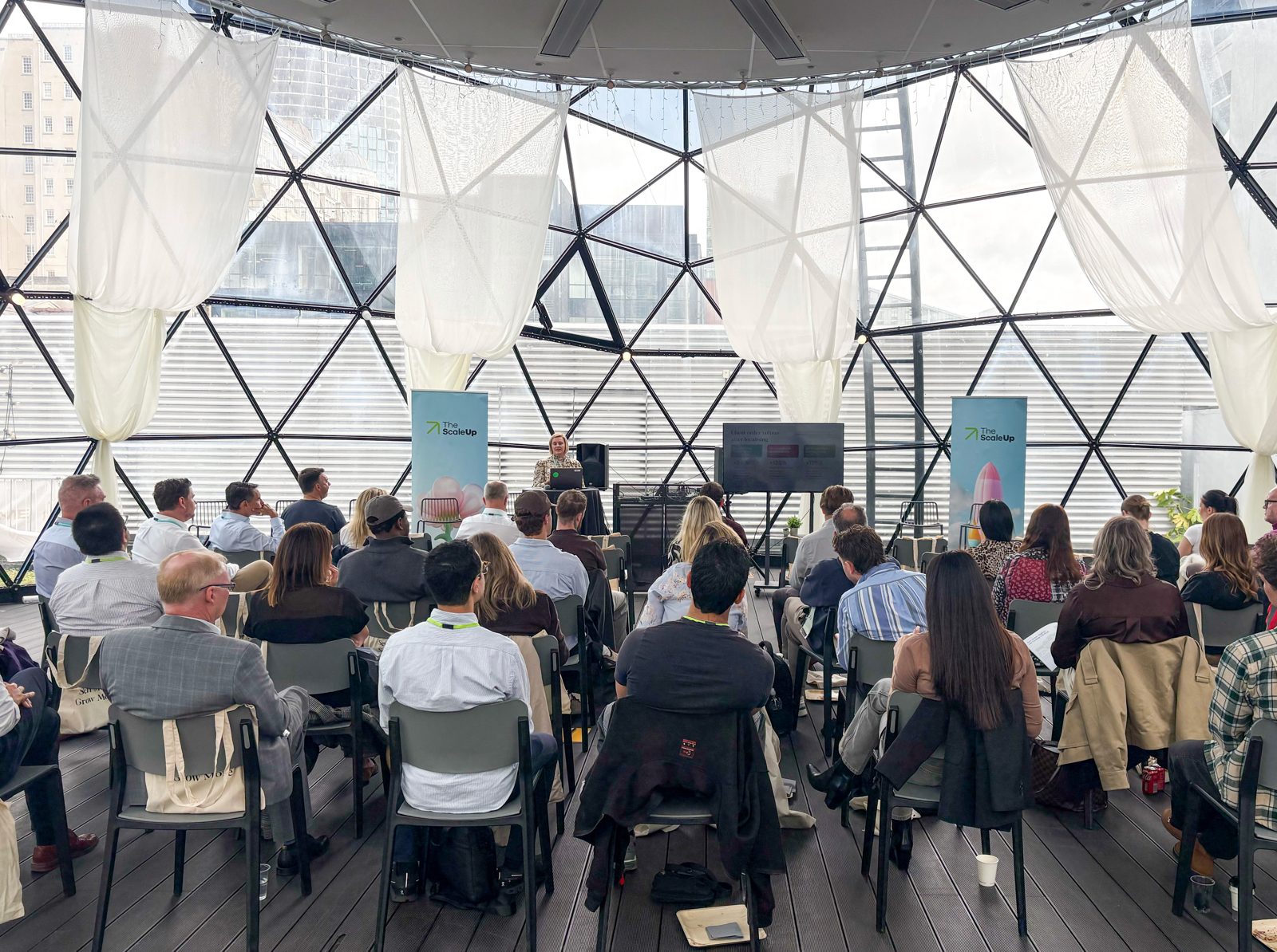 Guests at The Scale Up: Crossing the Pond, hosted by J&J Global Fulfilment at The Dome, Manchester